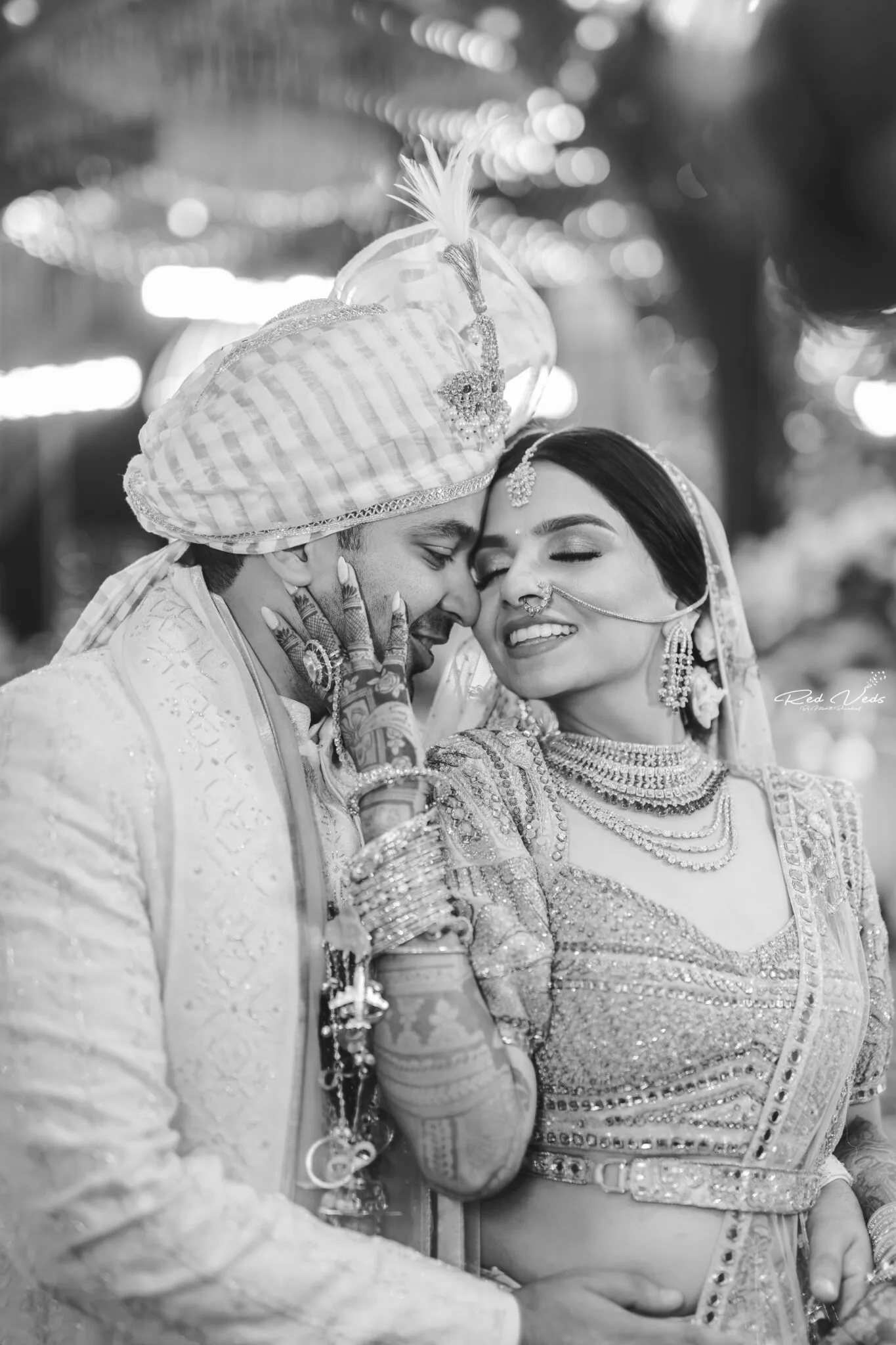 Indian wedding couple